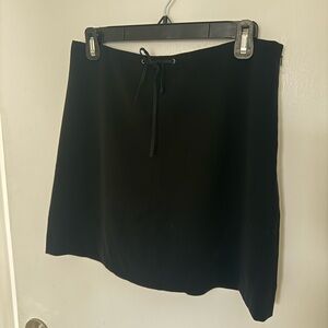 Banana Republic Tie Front Black Skirt Size 6